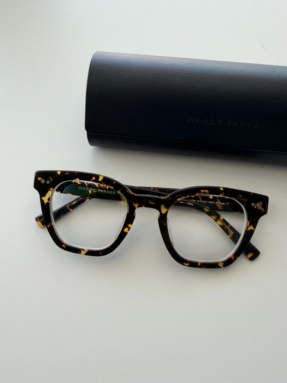 Warby Parker Brown Tortoiseshell Cat-Eye Glasses